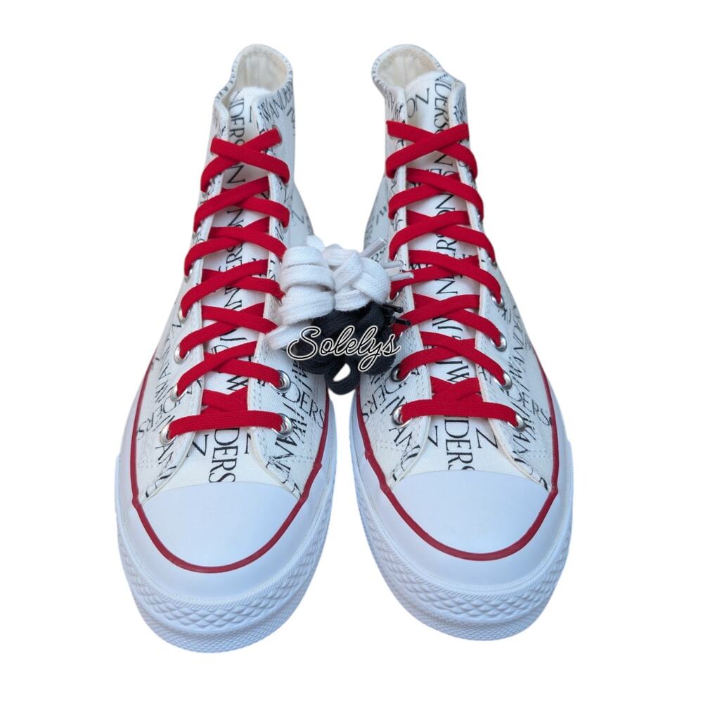 Converse x J.W. Anderson Chuck 70 High Grid Canvas Sneaker Mens 9.5 Womens 11.5
